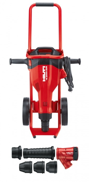pin Zijn bekend band Hilti TE2000-AVR Breaker with TE DRS-B Dust Control Attachment - Runyon  Surface Prep